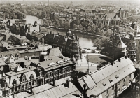 <p>Karaliaučiaus miesto panorama. Rytų Prūsija, apie 1930–1940 m.<br />
<em>Rytprūsių kraštiečių draugija, Rytų Prūsijos vaizdų archyvas</em></p>
