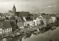 <p>Karaliaučiaus miesto panorama. Rytų Prūsija, apie 1930–1940 m.<br />
<em>Rytprūsių kraštiečių draugija, Rytų Prūsijos vaizdų archyvas</em></p>
