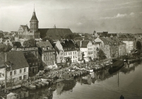 <p>Stadtpanorama von Königsberg. Ostpreußen, um 1930–1940.<br />
<em>Bildarchiv Ostpreußen/Landsmannschaft Ostpreußen e. V.</em></p>
