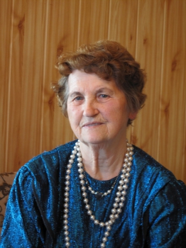 <p>Erna Schneider (Stanislova Ona Dabulevičienė). Smalininkai, Kalvarijos sav., 2015 m.<br />
<em>Iš šeimos archyvo</em></p>
